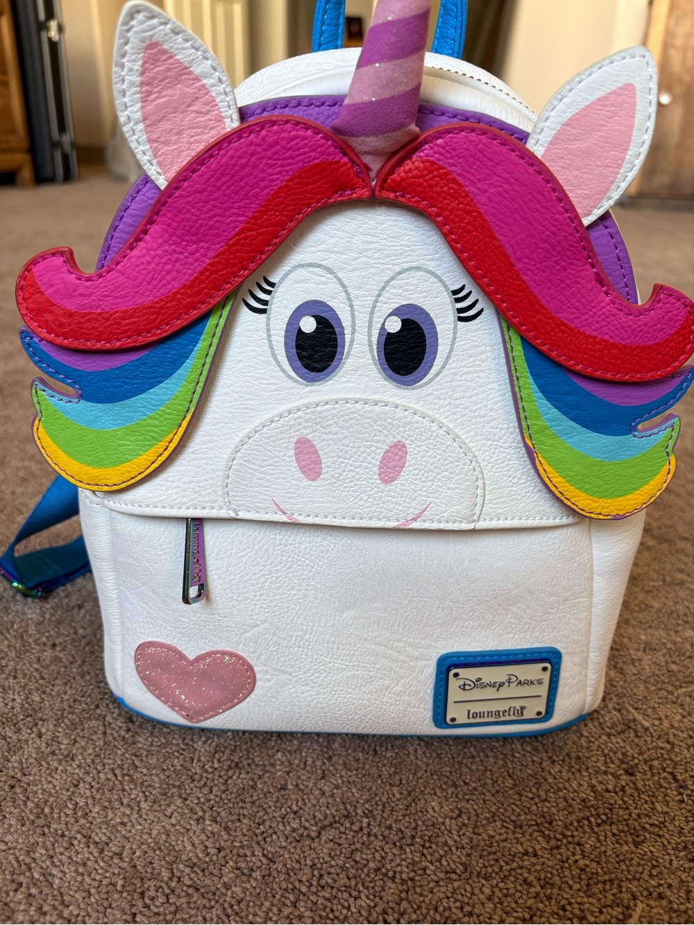 Loungefly Disney Parks Inside Out Unicorn Mini Backpack